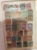 Альбом зі старими марками: Колонії та інші. Різних країн світу.