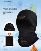 Флісовий комплект баф + шапка 5.11 - Black (3 шт.)