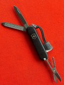 Victorinox Сlassic SD Black c Темляком (БЕЗ рекламы и надписей! Не точеные!)(Оригинал)