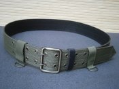Ремінь офіцерський польовий олива ( стропа + шкіра ) 115 см