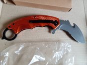 Ніж керамбіт FOX KNIVES F91, з серейтором та склобоєм