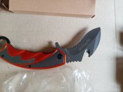 Ніж керамбіт FOX KNIVES F91, з серейтором та склобоєм