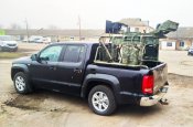 Турель для пулемёта  Browning M2 для установки на пикапап.