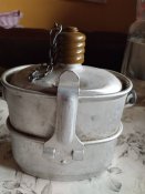 Котелок комбинированный  ВДВ новый Крышка от обычной фляги