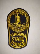 Нашивка нарукавная США Virginia state police.