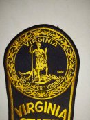 Нашивка нарукавная США Virginia state police.