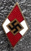 Членский знак HitlerJugend (HJ).