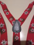 Підтяжки із зображенням едельвейсу( Німеччини) 120-160 см.