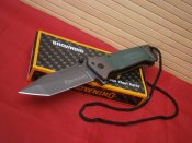 Ніж складаний Browning US Tanto G10 оливковий 22 см