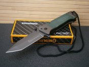 Ніж складаний Browning US Tanto G10 оливковий 22 см