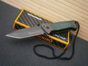 Ніж складаний Browning US Tanto G10 оливковий 22 см