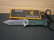 Ніж складаний Browning US Tanto G10 оливковий 22 см
