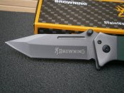 Ніж складаний Browning US Tanto G10 оливковий 22 см