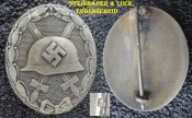 Знак "За ранение 1939" в серебре. Клеймо "4".
