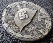 Знак "За ранение 1939" в серебре. Клеймо "4".