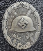 Знак "За ранение 1939" в серебре. Клеймо "4".