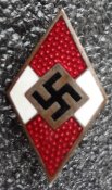 Членский знак HitlerJugend (HJ). Клеймо...