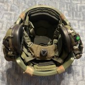 Каска шлем Team Wendy защита FAST NIJ IIIA (NATO), активні навушники Earmor M31 MOD4