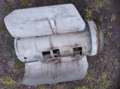 Хвостова частина касетного заряду РСЗВ Ураган