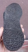 Пара подошв с каблуками на офицерские сапоги