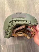 Каска, шолом тактичний FAST NIJ IlIA Балістичний шолом Олива