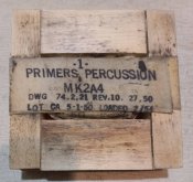 Праймер MK2A4. Запал для арти 155 мм. В упаковці. 1950 р.