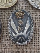 Імператорська Японія. Лот пожежних відзнак за заслуги різних префектур