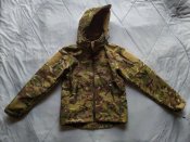 Парка softshell мультикам с утеплением микрофлис L подросток