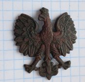 Кокарда польского поліцейського до 1939 р.