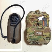 M.O.L.L.E. штурмовая панель Spanker + гидратор 2,5Л (кордура, мультикам).