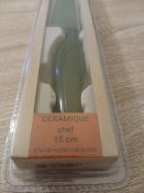 2Д#Ніж новий керамічний виробництва Францiя le couteau du chef 15 cm.
