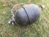 Балон с хвостового блока искандера