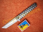Нож складной тактический silver клинок танто с чехлом