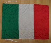 Флаг Италия, однослойный, под древко,...