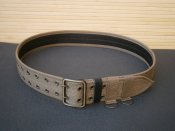 Ремінь офіцерський польовий ( стропа+шкіра) койот , 5 см х 110 см.
