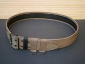 Ремінь офіцерський польовий ( стропа+шкіра) койот , 5 см х 110 см.