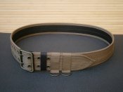 Ремінь офіцерський польовий ( стропа+шкіра) койот , 5 см х 110 см.