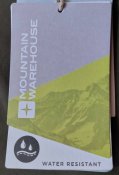 Треккинговые брюки Mountain Warehouse 039988 + ремень, непромокаемые, олива, размер 54, склад