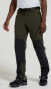 Треккинговые брюки Mountain Warehouse 039988 + ремень, непромокаемые, олива, размер 54, склад