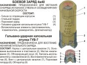 Укупорка металлическая от порохового заряда Ж40 125-Д81 с гильзой - поддоном
