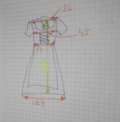 Национальное платье немецкой девушки на реконструкцию