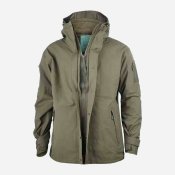 Парка Mil-Tec (тёплая непромокаемая S) Wet Weather Jacket With Fleece Liner, олива, новая