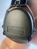 Активні військові навушники MSA Sordin military green з мікрофоном та підключенням до рації 000011