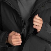 Парка Mil-Tec Wet Weather Jacket With Fleece Liner, чёрная, новая, L