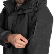 Парка Mil-Tec Wet Weather Jacket With Fleece Liner, чёрная, новая, L