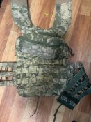 Плитоноска М3 Pro (ММ-14) с системой быстрого сброса Plate carrier + Противоосколочный фартух Баллистика