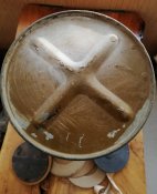 Укупорка от порохового заряда Ж40 125-Д81 с 125мм гильзой - поддоном, плюс гильза 105мм от M119