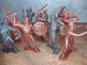 Солдатики-викинги СССР большие 14 см