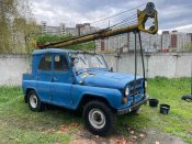 УАЗ з бурільною установкою