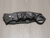 Ніж складний викидний Columbia 1641 "Морський коник" на кнопці 23.5см